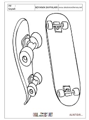 Kaykay boyama sayfaları